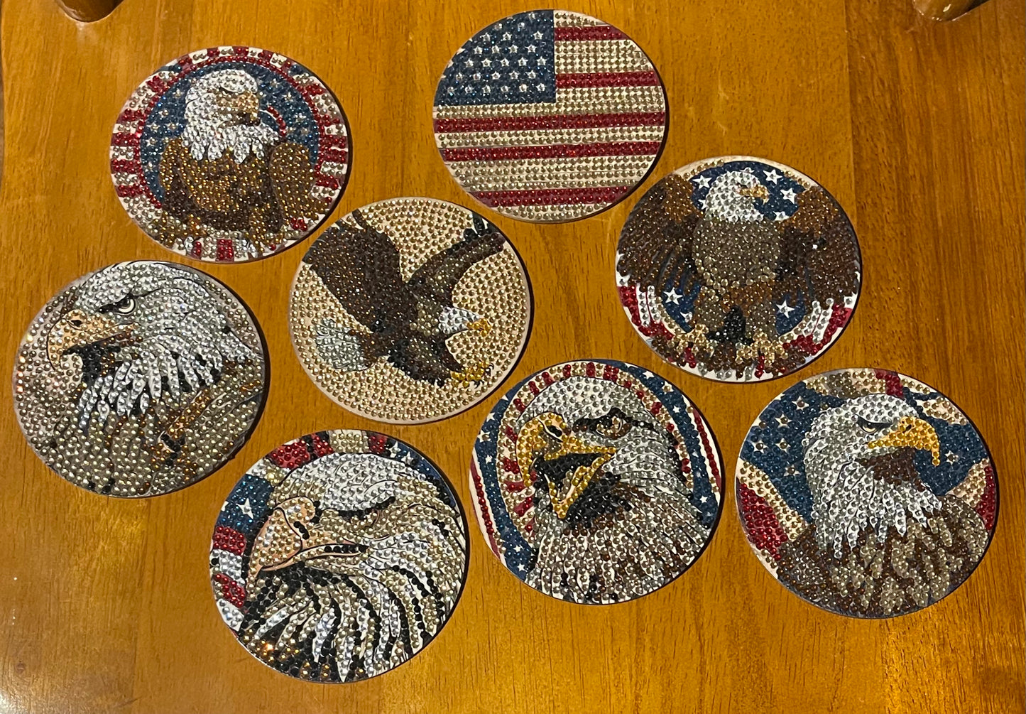 USA/Bald Eagle Coasters