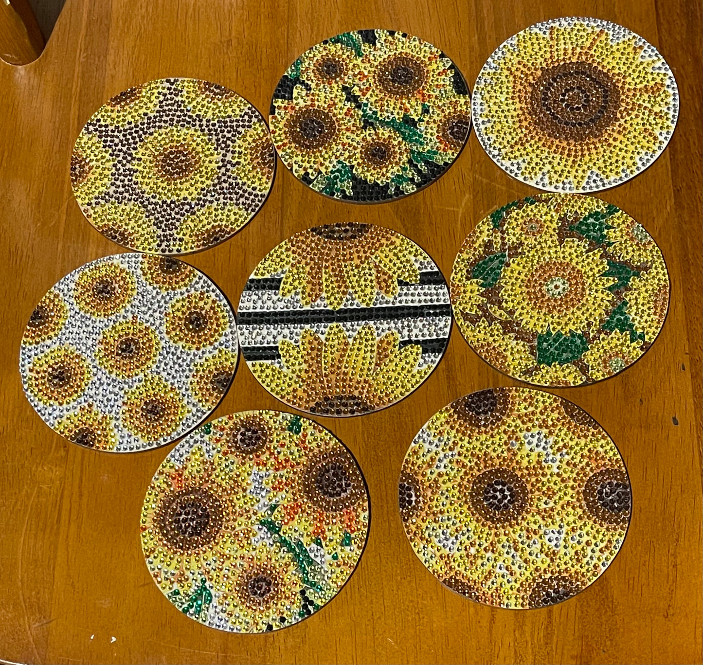 Sunflower Coasters