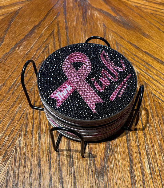 Breast Cancer Coasters