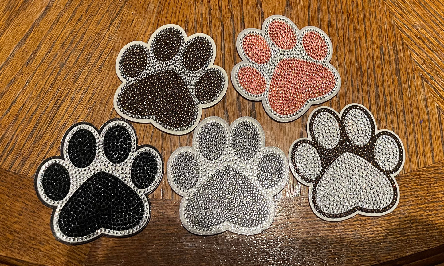 Paw Print Coasters