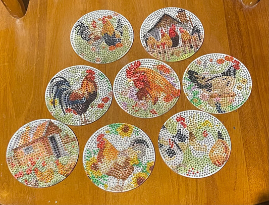 Rooster Coasters