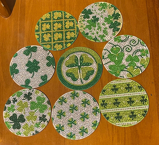 Clover Pattern Coasters